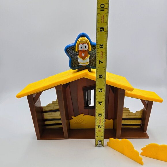 Veggie Tales Nativity Manger Creche Replacement Christmas Read - Picture 11 of 11